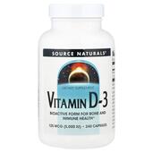 Вітамін D-3 5000 МО Vitamin D-3 5000 IU 240 Source