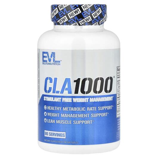 Основне фото товара CLA1000 Stimulant Free Weight Management, Лінолева кислота, 90 ка