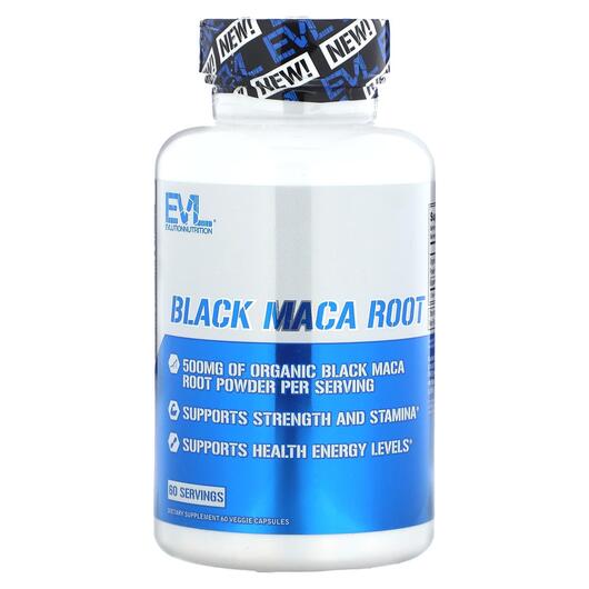 Основне фото товара EVLution Nutrition, Black Maca Root, Мака, 60 капсул