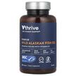 Фото товару Vthrive, Premium Wild Alaskan Fish Oil, Омега 3, 60 капсул