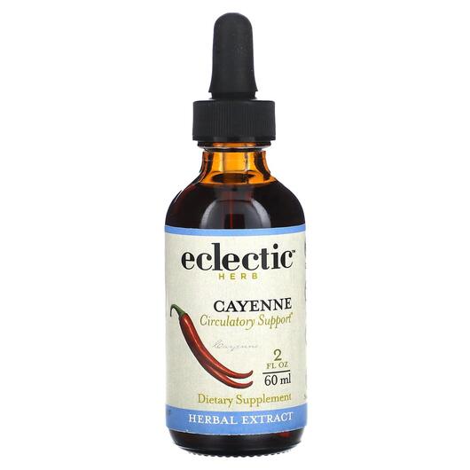 Основне фото товара Eclectic Herb, Cayenne Extract, Перець каєнський, 60 мл