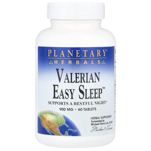 Основне фото товара Valerian Easy Sleep, Підтримка сну, 60 таблеток