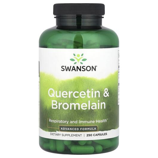 Основне фото товара Quercetin & Bromelain, Кверцетин та Бромелайн, 250 капсул