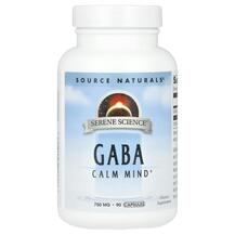 ГАМК Serene Science GABA Calm Mind 750 mg Source