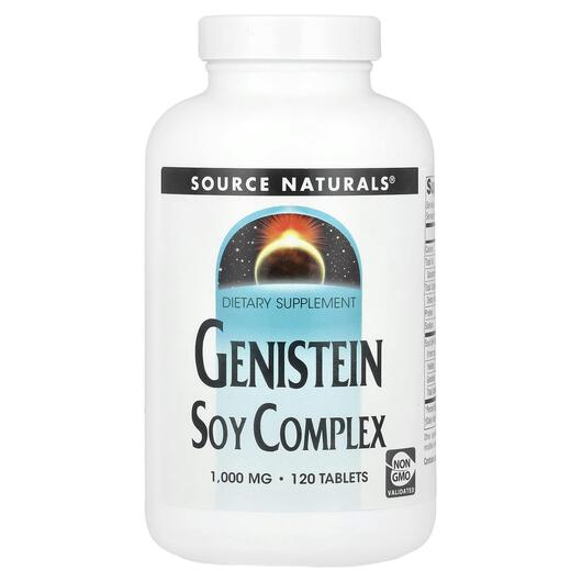 Основне фото товара Genistein Soy Complex 1000 mg, Соєві ізофлавони, 120 таблеток