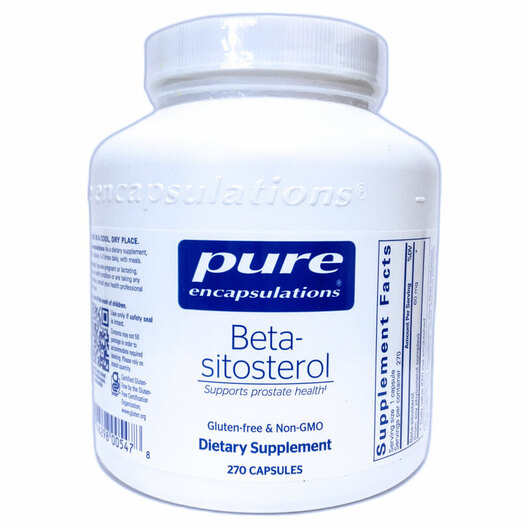 Основне фото товара Pure Encapsulations, Beta-Sitosterol, Бета-Ситостерол, 270 капсул
