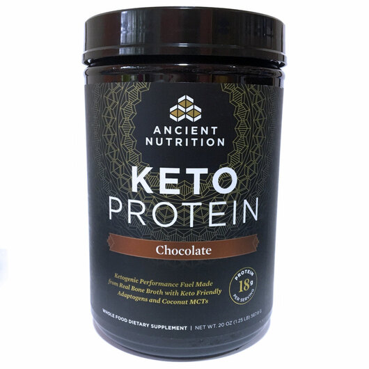 Основне фото товара Keto Protein Powder Chocolate, Кето Протеїн, 548 г
