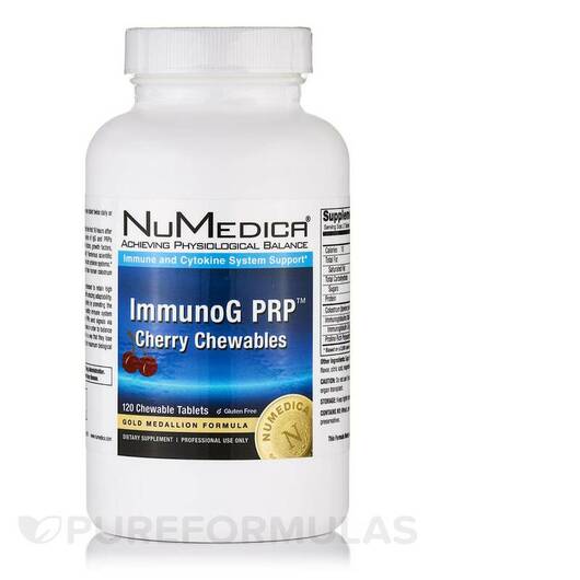 Основне фото товара ImmunoG PRP Chewables Cherry Flavor, Підтримка імунітету, 120 таб