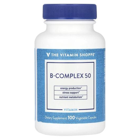 Основне фото товара TheVitaminShoppe, B-Complex 50, B-комплекс, 100 капсул