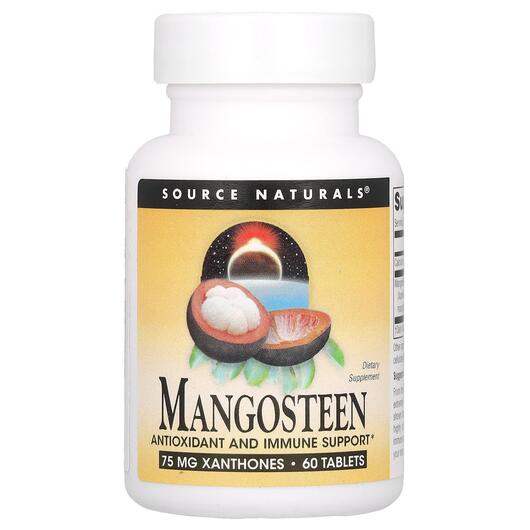 Основне фото товара Source Naturals, Mangosteen, Мангостін, 60 таблеток