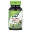 Damiana Leaves 400 mg, Даміана 400 мг Листя, 100 капсул