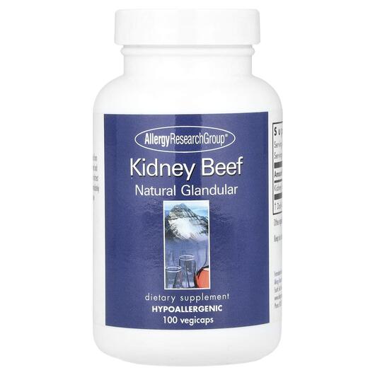 Основне фото товара Kidney Beef Natural Glandular, Підтримка здоров'я нирок, 100