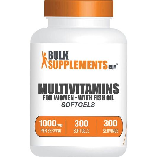 Основне фото товара Multivitamin for Women with Fish Oil, Вітаміни для жінок, 300 кап
