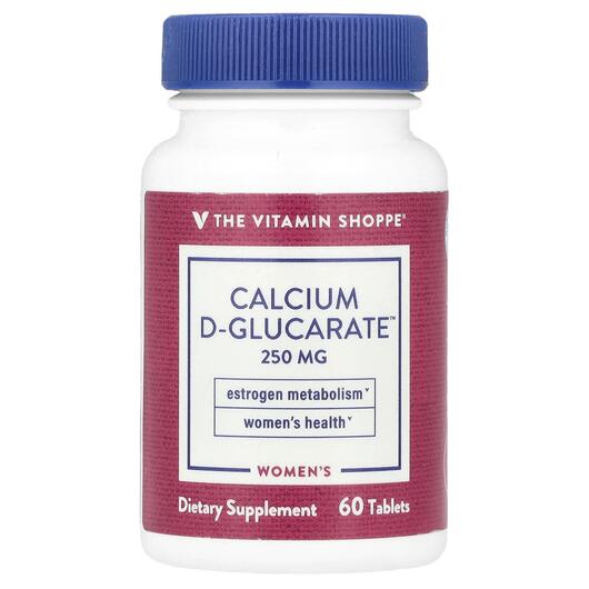 Основне фото товара Calcium D-Glucarate, Кальцій Д Глюкарат, 60 таблеток