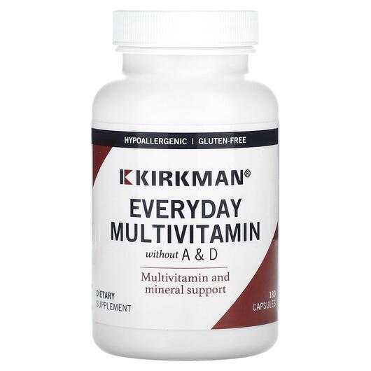 Основне фото товара EveryDay Multi-Vitamin without Vitamins, Вітамін А Ретінол, 180 к