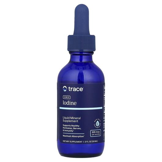 Основне фото товара Trace, Ionic Iodine 225 mcg, Йод, 59 мл
