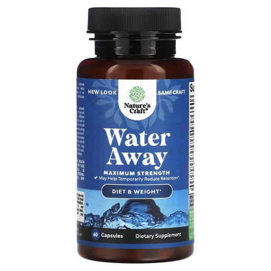 Основне фото товара Water Away Maximum Strength, Жироспалювачі, 60 капсул