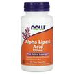 Фото товару NOW, Alpha Lipoic Acid 100 mg, Альфа-ліпоєва, 60 капсул