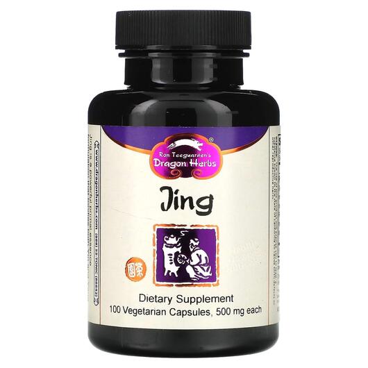 Основне фото товара Dragon Herbs, Jing 500 mg, Цзін, 100 капсул