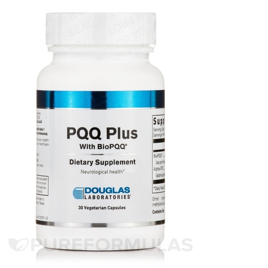 Основне фото товара PQQ Plus with BioPQQ, Вітамін B14 Пірролохінолінхінон, 30 капсул