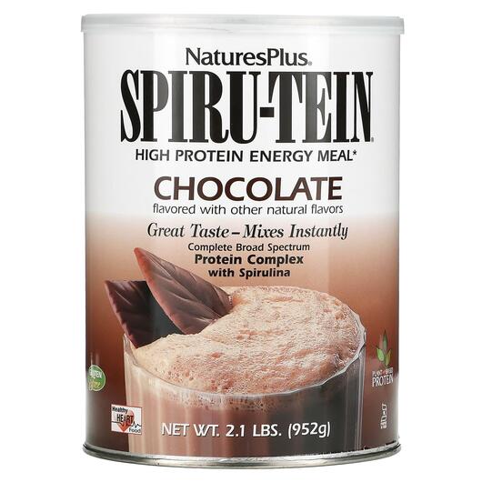 Основне фото товара Spiru-Tein High Protein Energy Meal Chocolate, Протеїн, 952 г