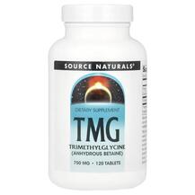 TMG 750 mg Триметилглицин Source Naturals
