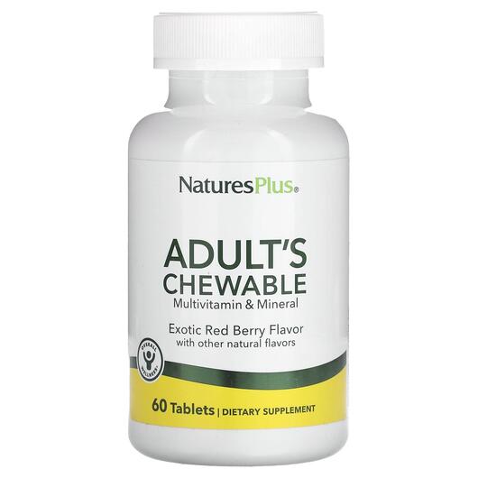 Основне фото товара Adult's Chewable Multivitamin & Mineral, Мінеральні доба