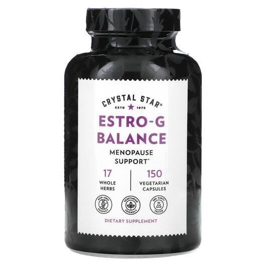 Основне фото товара Crystal Star, Estro-G Balance, Підтримка естрогену, 150 капсул