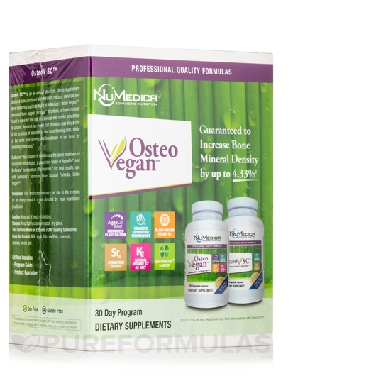 Основне фото товара NuMedica, Osteo Vegan Program, Підтримка суглобів, 30 Day