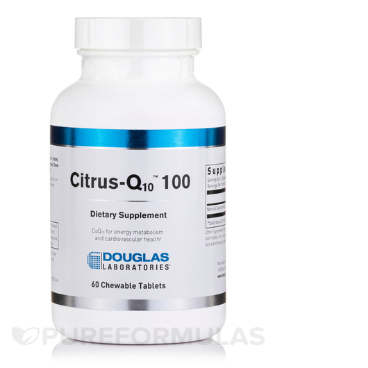 Основне фото товара Citrus-Q10 100 Citrus Flavor, Коензим CoQ10, 60 таблеток