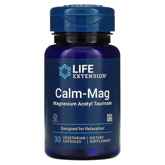 Основне фото товара Life Extension, Calm-Mag, Магній, 30 капсул