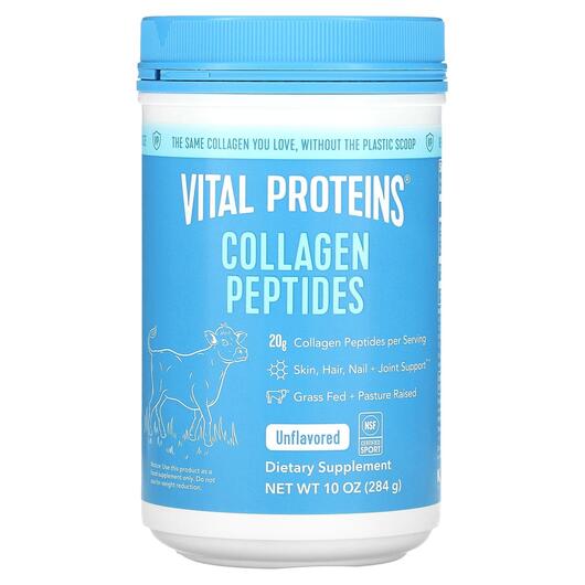 Основне фото товара Vital Proteins, Collagen Peptides, Колагенові пептиди, 284 г