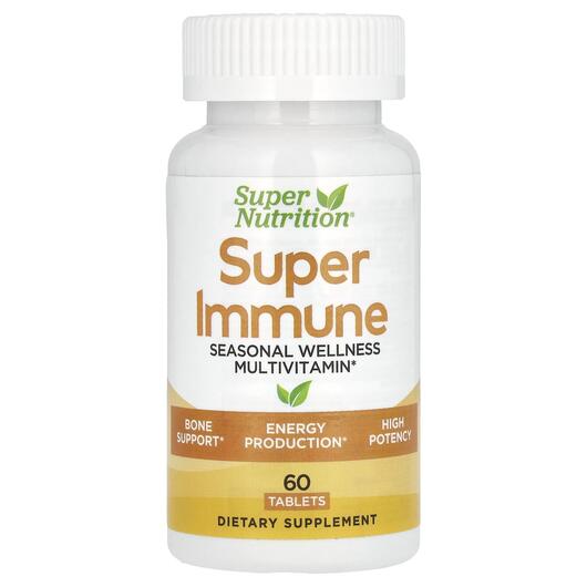 Основне фото товара Super Immune Seasonal Wellness Multivitamin, Мультивітаміни, 60 т
