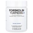 Фото товару CodeAge, Forskolin Turmeric+, Форсколін, 90 капсул