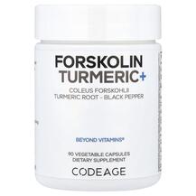 Forskolin Turmeric+ Форсколин CodeAge 90 капсул
