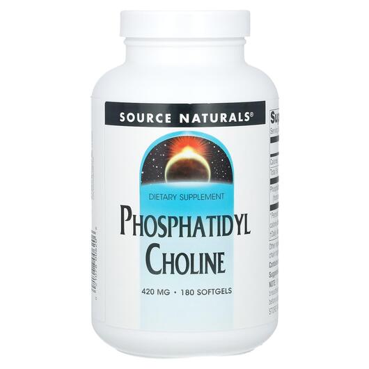Основне фото товара Phosphatidyl Choline in, Фосфатидилхолін Лецитин 420 мг, 180 капс