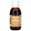 Wild Norwegian Cod Liver Oil + Orange, Олія печінки тріски, 12...