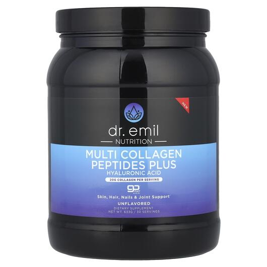 Основне фото товара Multi Collagen Peptides Plus Unflavored, Колагенові пептиди, 663 