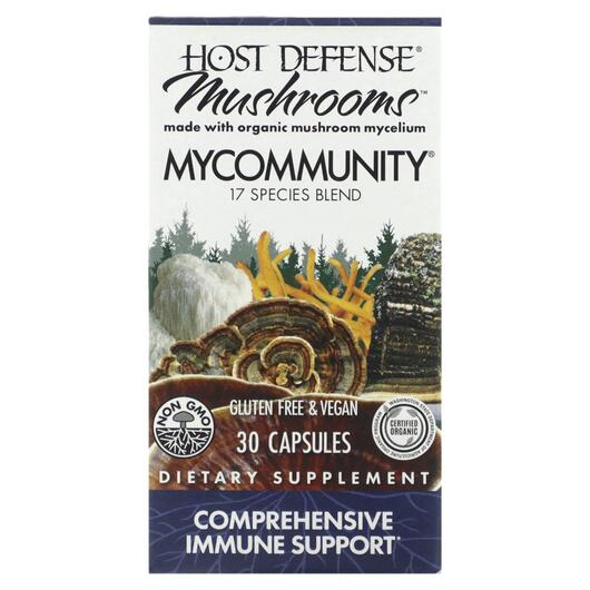 Основне фото товара Comprehensive Immune Support, Гриби, 30 капсул
