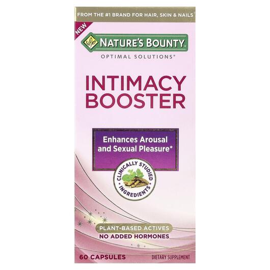 Основне фото товара Optimal Solutions Intimacy Booster, Підтримка Лібідо, 60 капсул