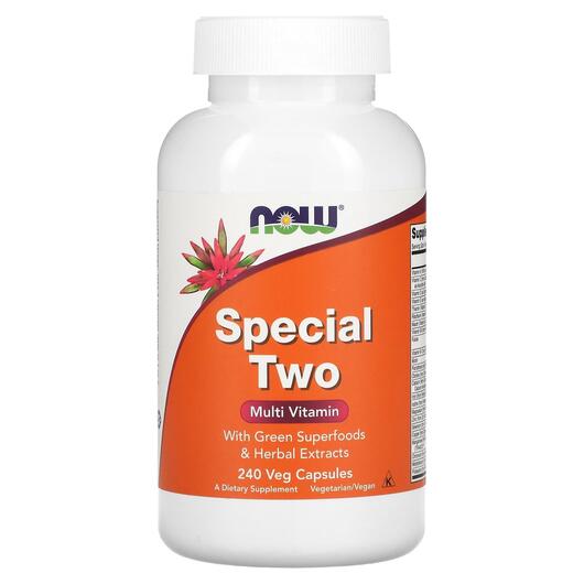 Основне фото товара NOW, Special Two Multi, Мультивітаміни, 240 капсул