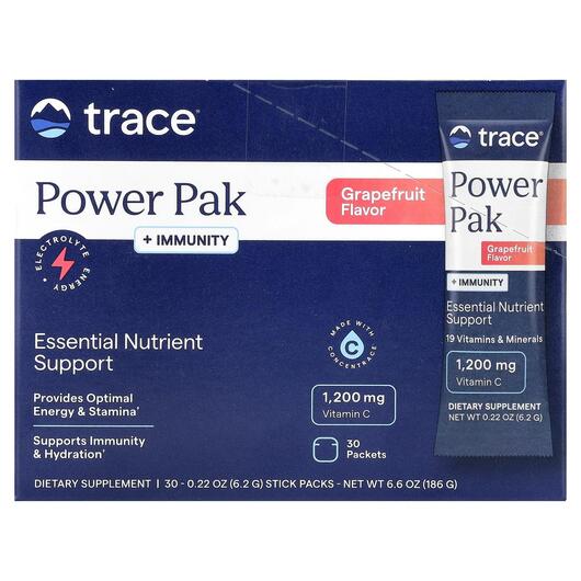 Основне фото товара Electrolyte Stamina PowerPak + Immunity Grapefruit, Електроліти, 