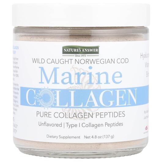 Основне фото товара Marine Collagen Wild Caught Norwegian Cod, Морський колаген, 137 