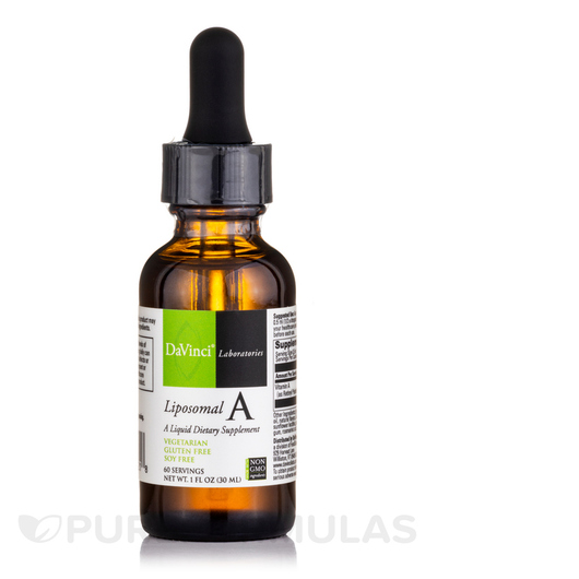 Основне фото товара DaVinci Laboratories, Liposomal A, Вітамін А Ретінол, 30 мл