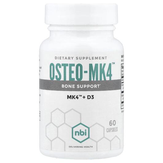 Основне фото товара NBI Health, Osteo-MK4, Підтримка суглобів, 60 капсул