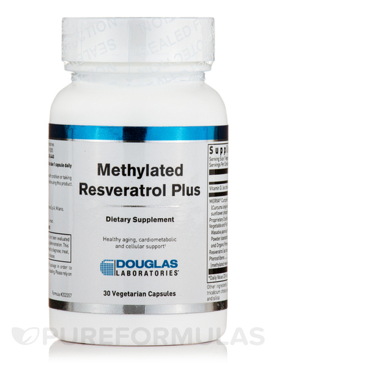Основне фото товара Methylated Resveratrol Plus, Метилфолат, 30 капсул