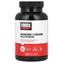 Магній Magnesium + L-Theanine 340 mg Force Factor Магній Magnesium + L-Theanine 340 mg Force Factor
