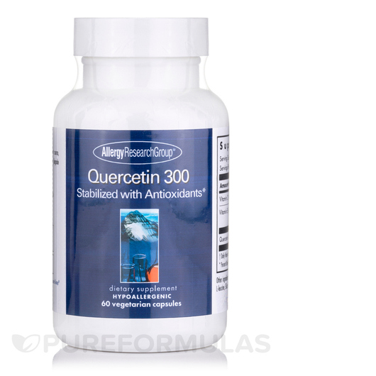 Основне фото товара Allergy Research Group, Quercetin 300, Кверцетин, 60 капсул