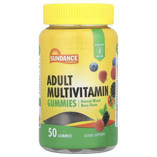 Основне фото товара Adult Multivitamin Gummies Natural Mixed, Мультивітаміни, 50 табл