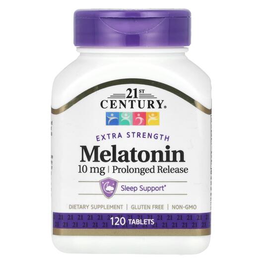 Основне фото товара Melatonin Prolonged Release 10 mg, Мелатонін 10 мг, 120 таблеток